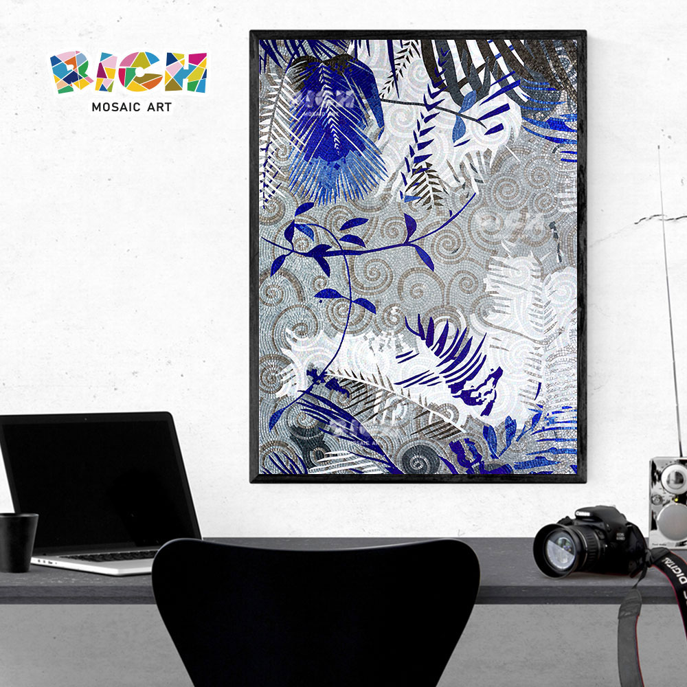 RM-AT02 Abstract Pattern Mosaic Art Mural For Background Wall