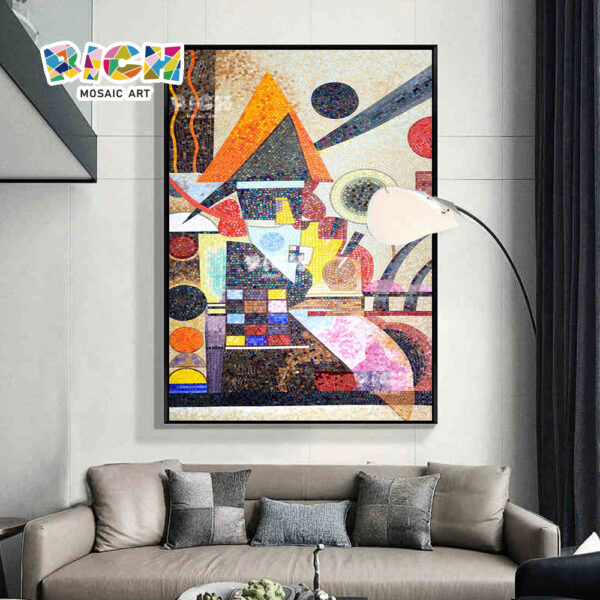 RM-AT27 Geometric Abstraction Mural Wall Idea