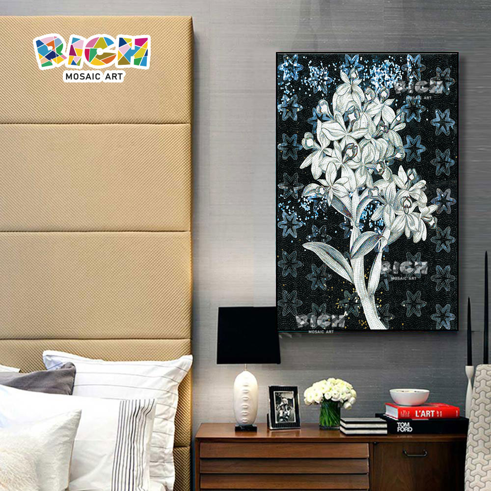 RM-FL48 einfach Mosaik Blumenmuster für Schlafzimmer