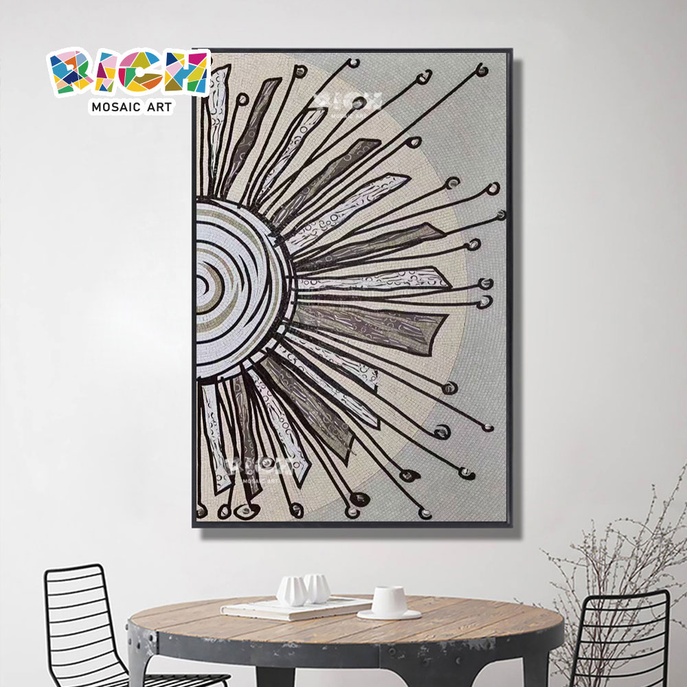 RM-IN24 Sun Design Wall Panel Dinner Room Decorate Mosaic