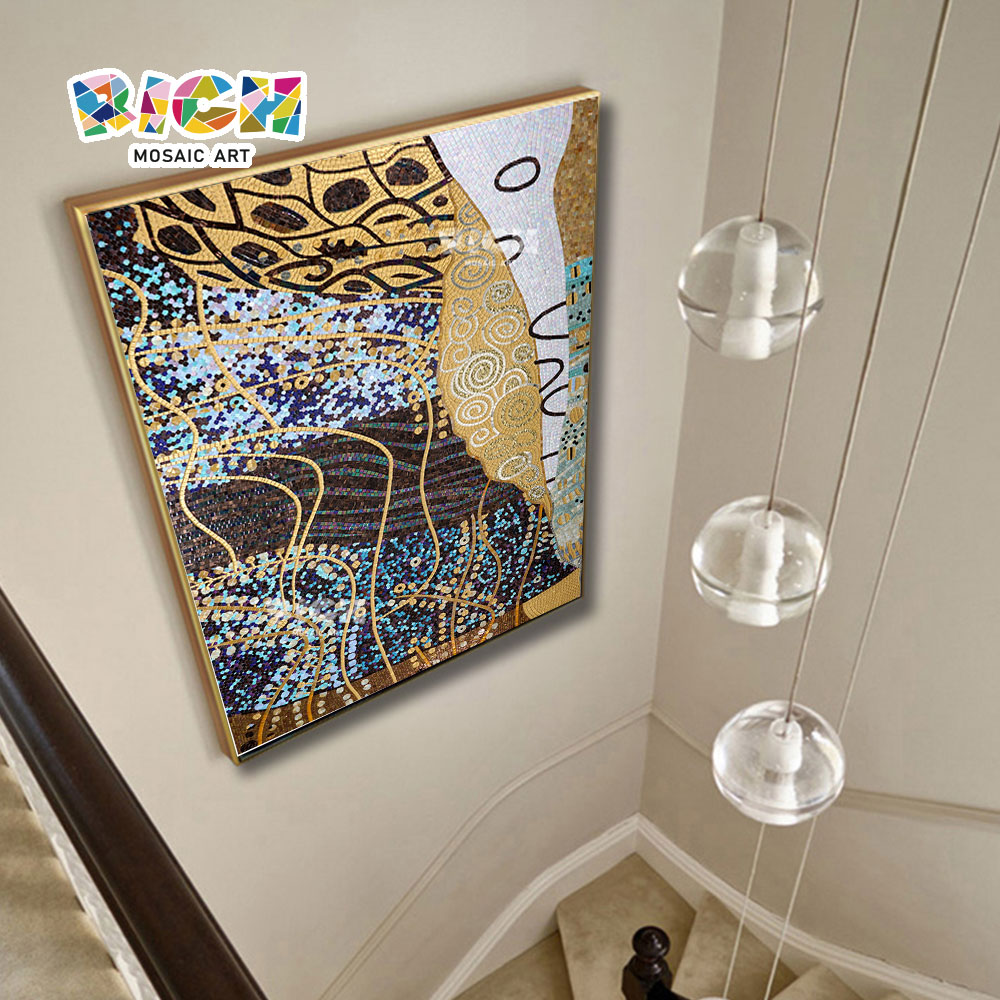 RM-RG05 Staircase Luxurious Abstract Mosaic Background Wall