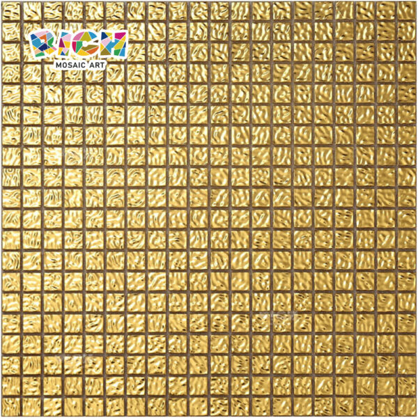 RM-SG01 Sandwich Front Gold Mosaic Losse Chips tegel