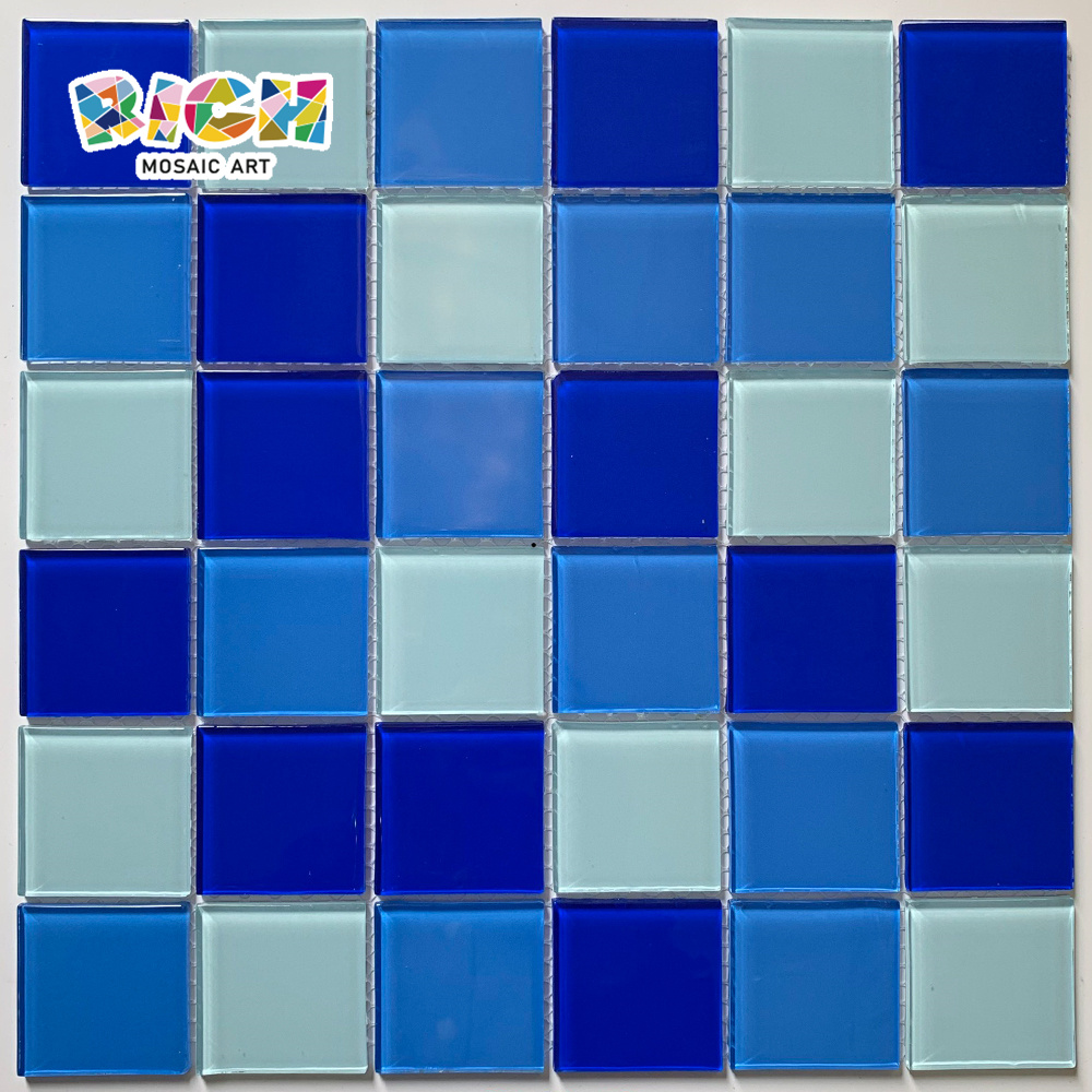 RM-CMP31 Crystal Mosaic Tile Non-sharp for Swmming Pool
