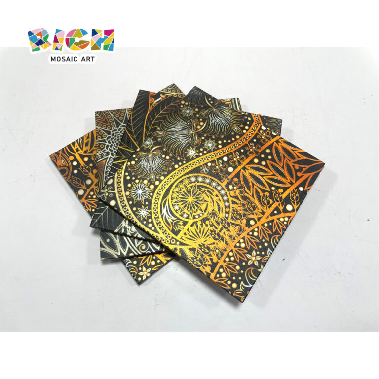 LQ-D-APS10 Abstract Copper Color Pattern Metal Single Paste Mosaic