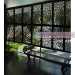 Interior Stainless Steel Balcony Transparent Style Safety Baffle